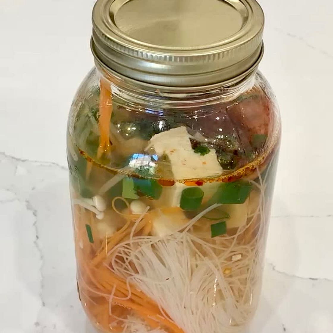 Vegan healthy instant noodles