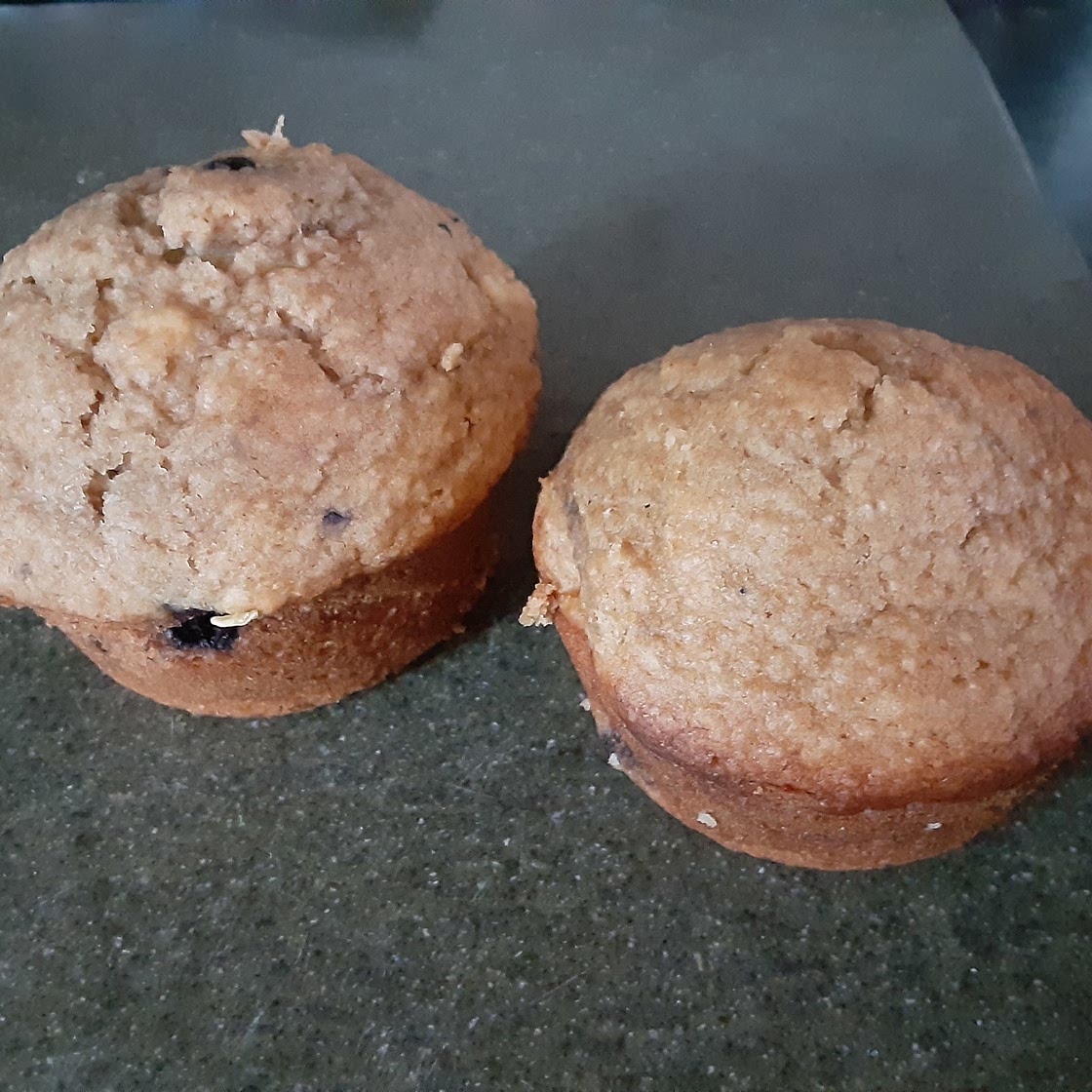 Oat Bran-Blueberry-Banana Muffin