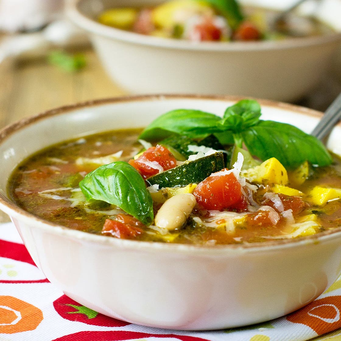 Summer Minestrone Soup Recipe