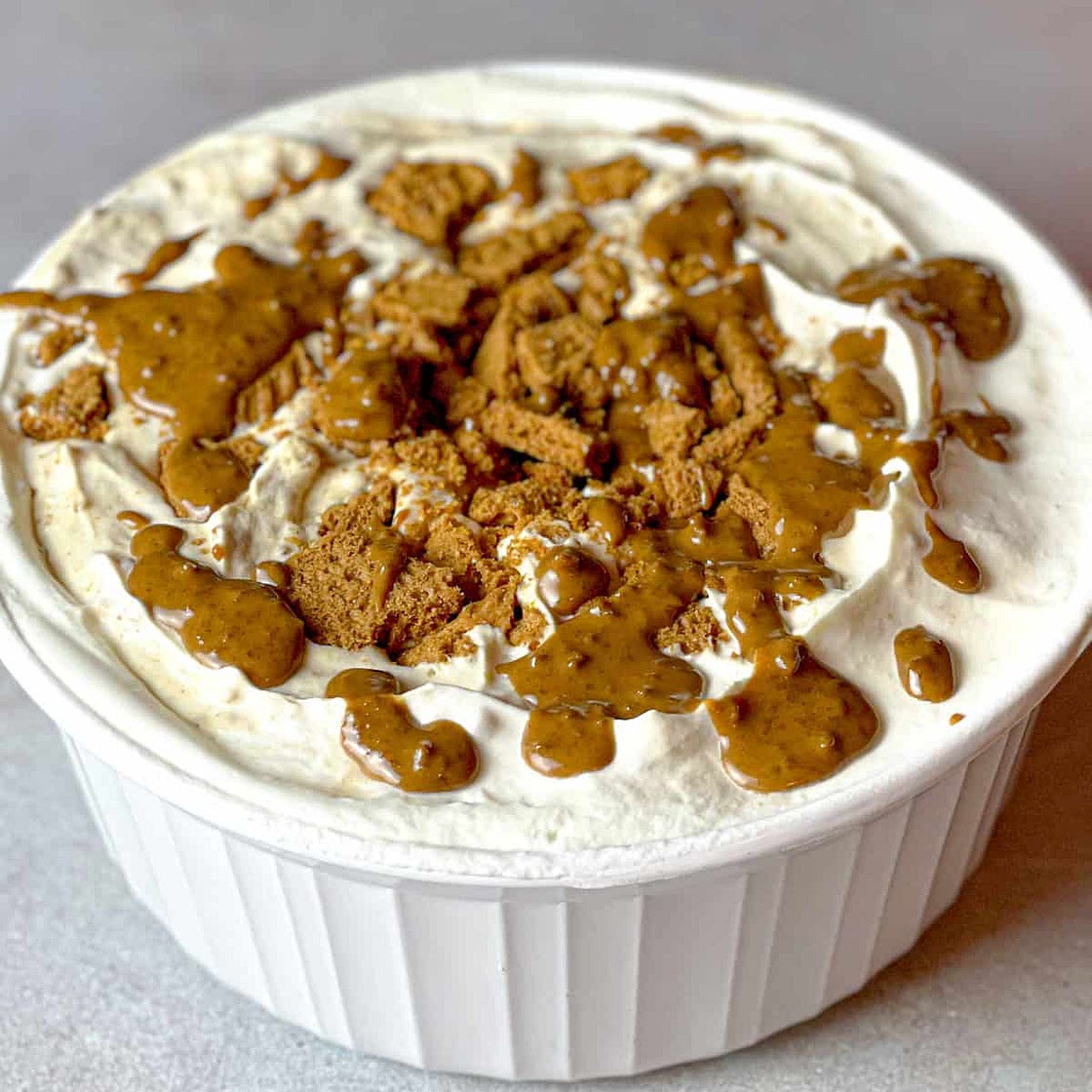 No Churn Biscoff Ice Cream