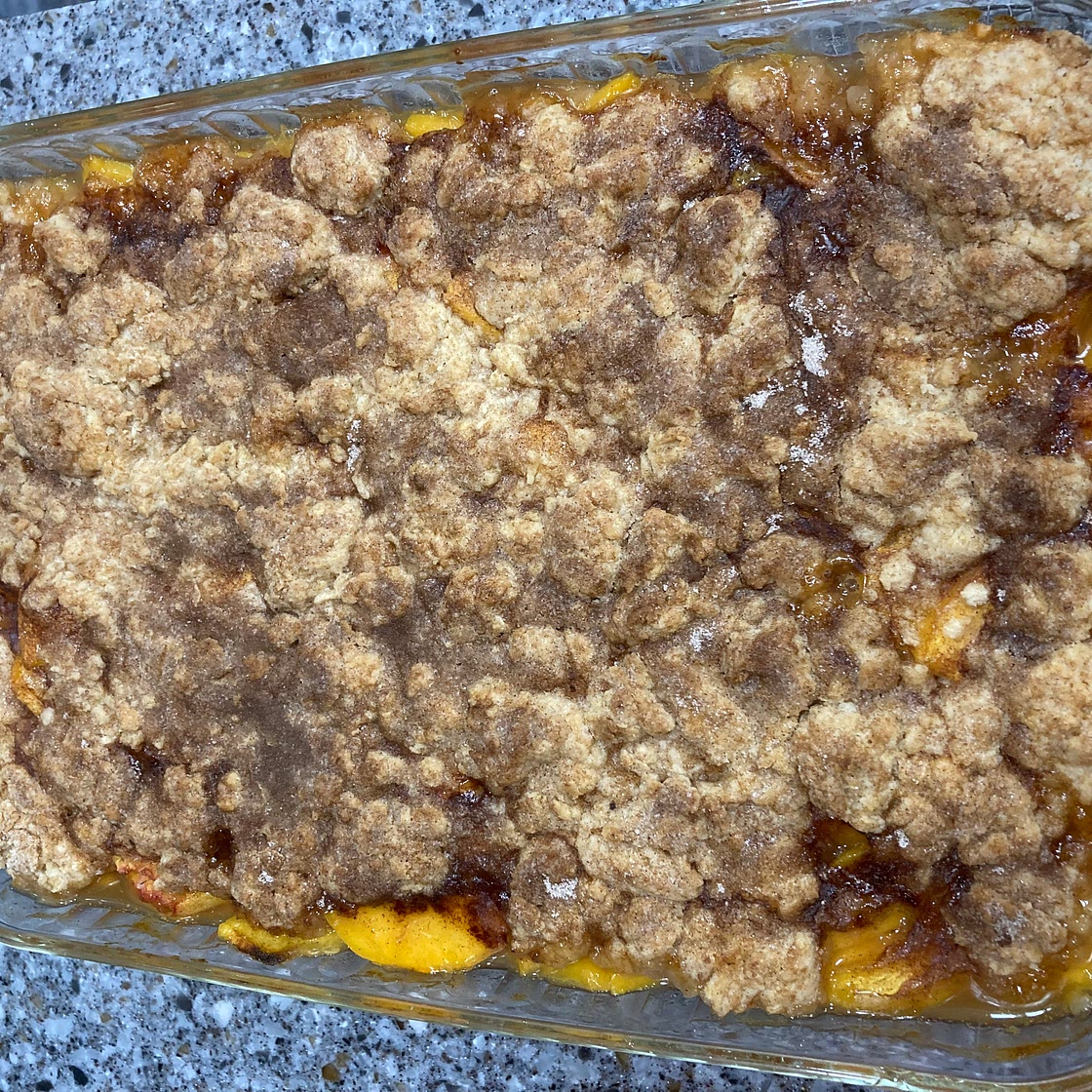 Fresh Southern Peach Cobbler
