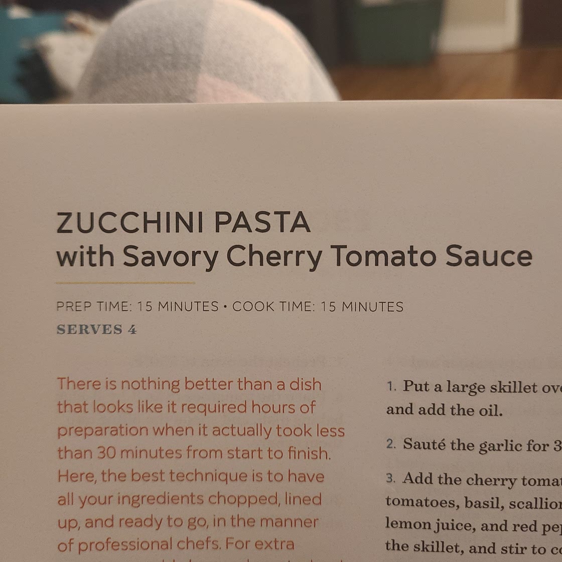 Zucchini Pasta with Savory Cherry Tomato Sauce