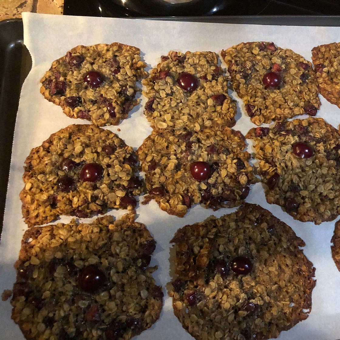 Cherry Oatmeal Cookies
