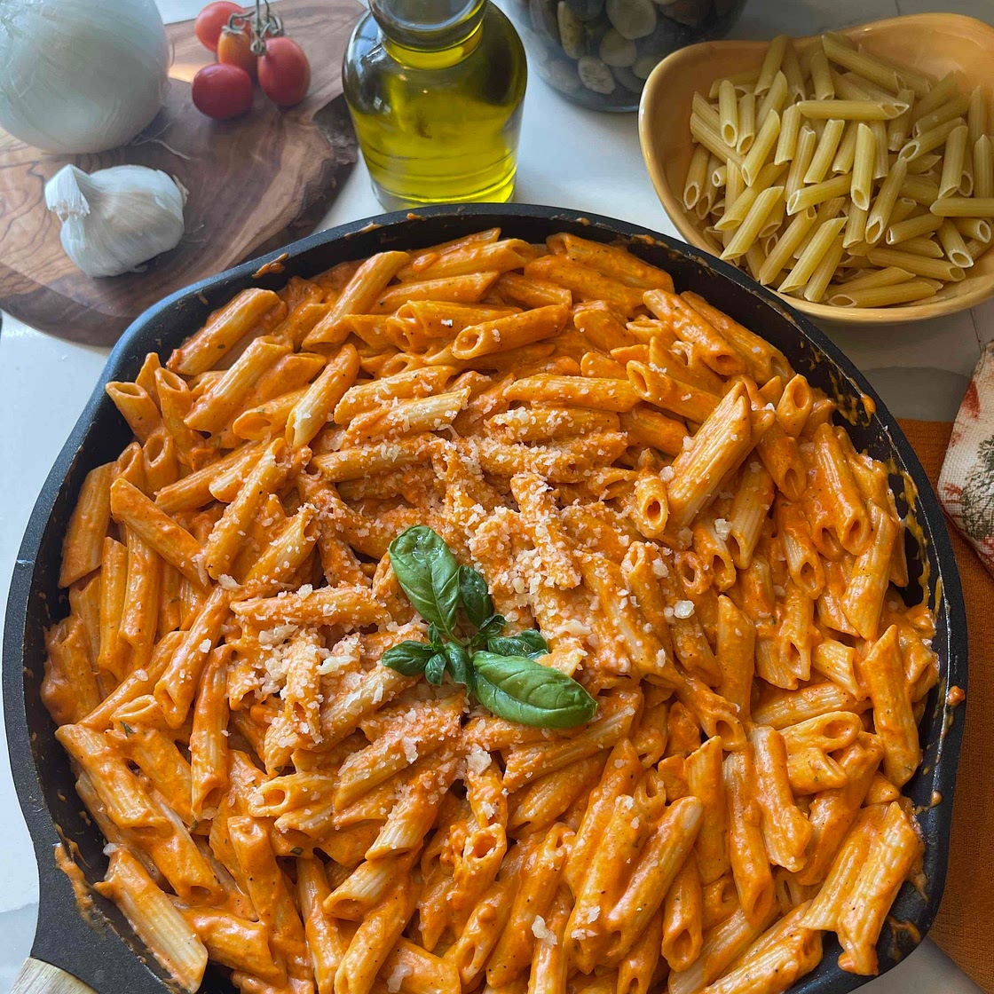 Cheesy Orange Pasta
