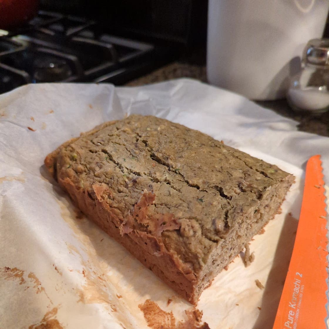 Healthy Oatmeal Zucchini Banana Bread