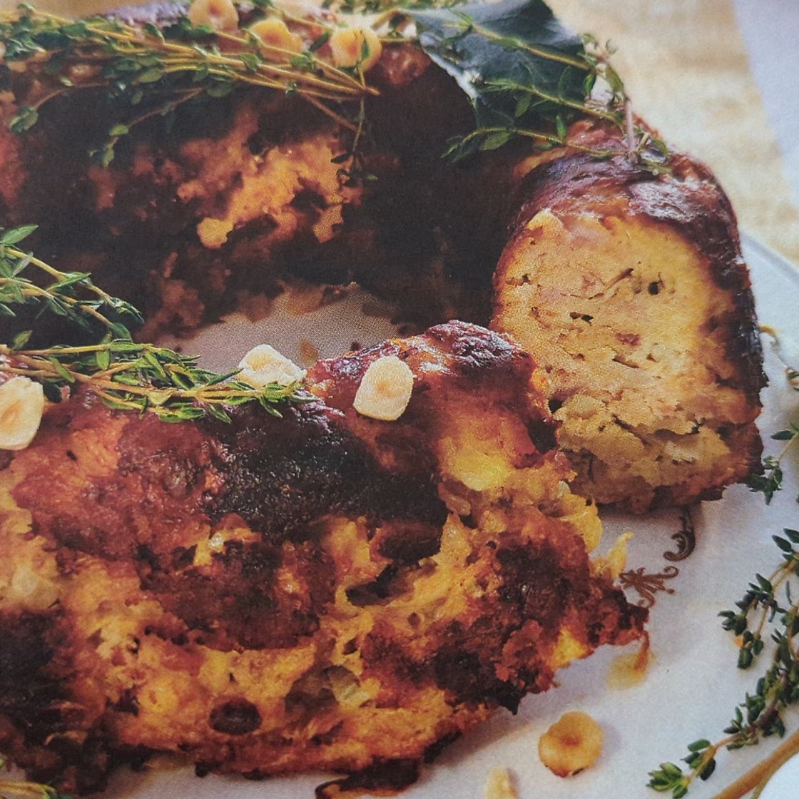 Date & Hazelnut Stuffing Wreath