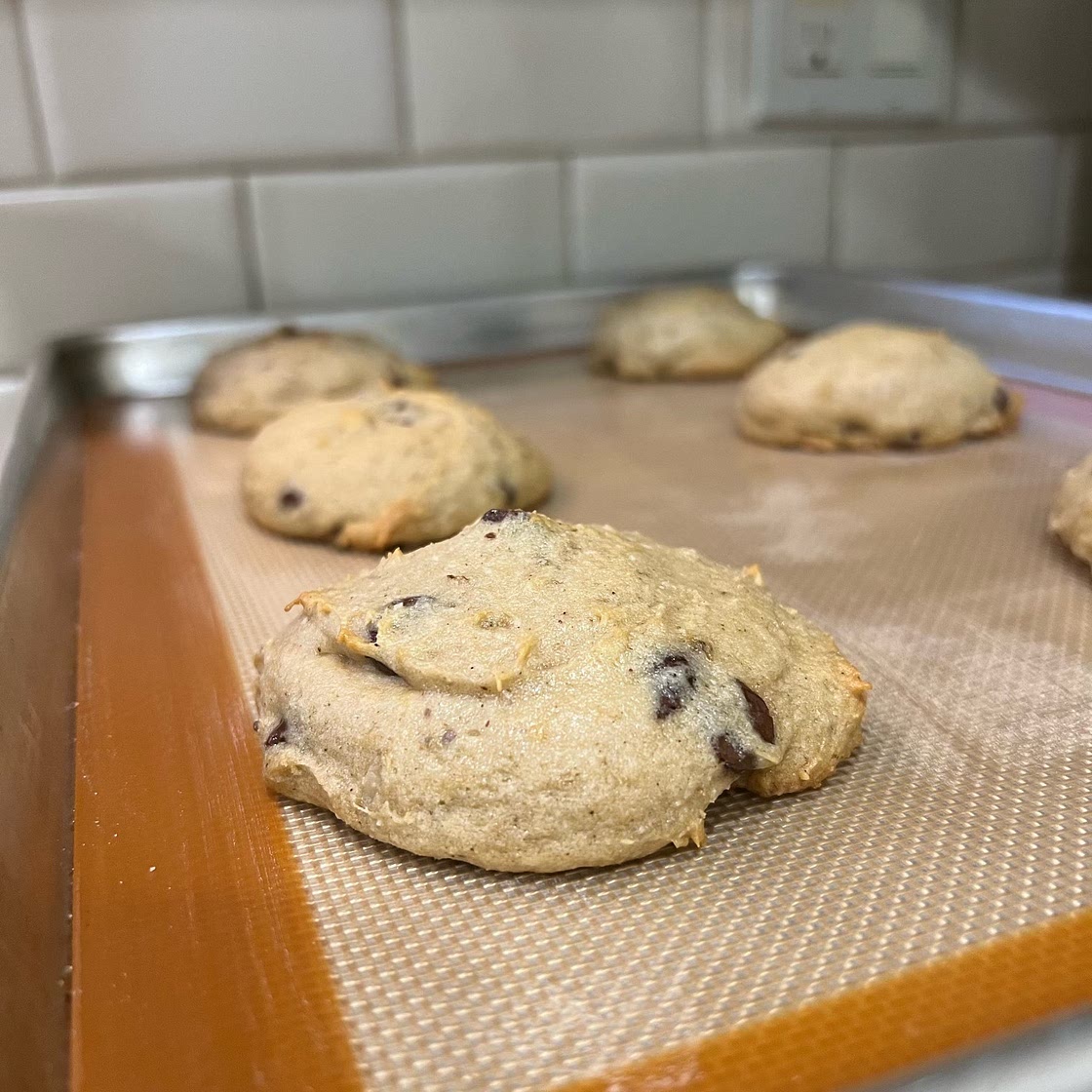 Chocolate Chip Banana Nut Cookies