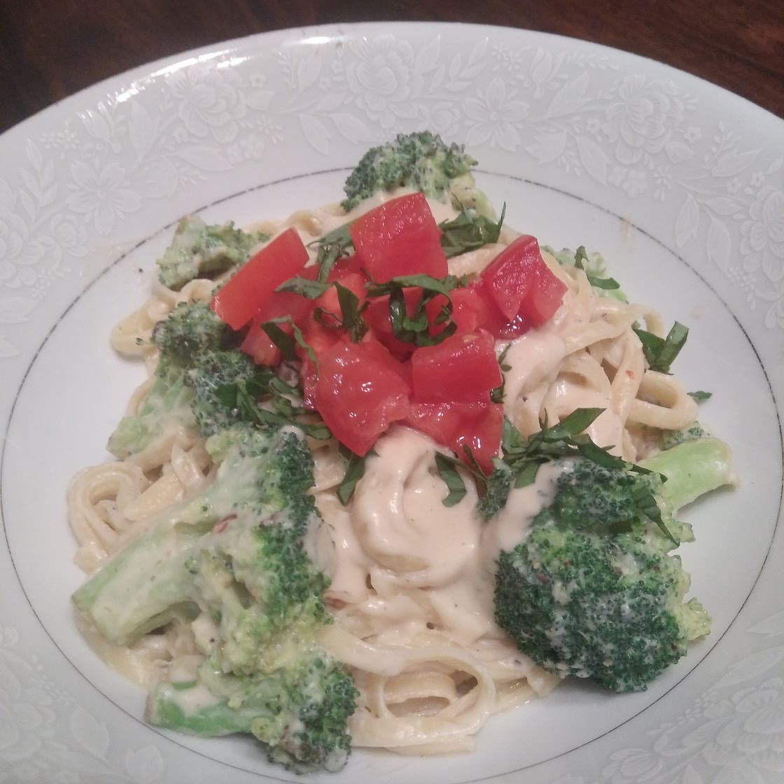 Plant Based Alfredo Pasta