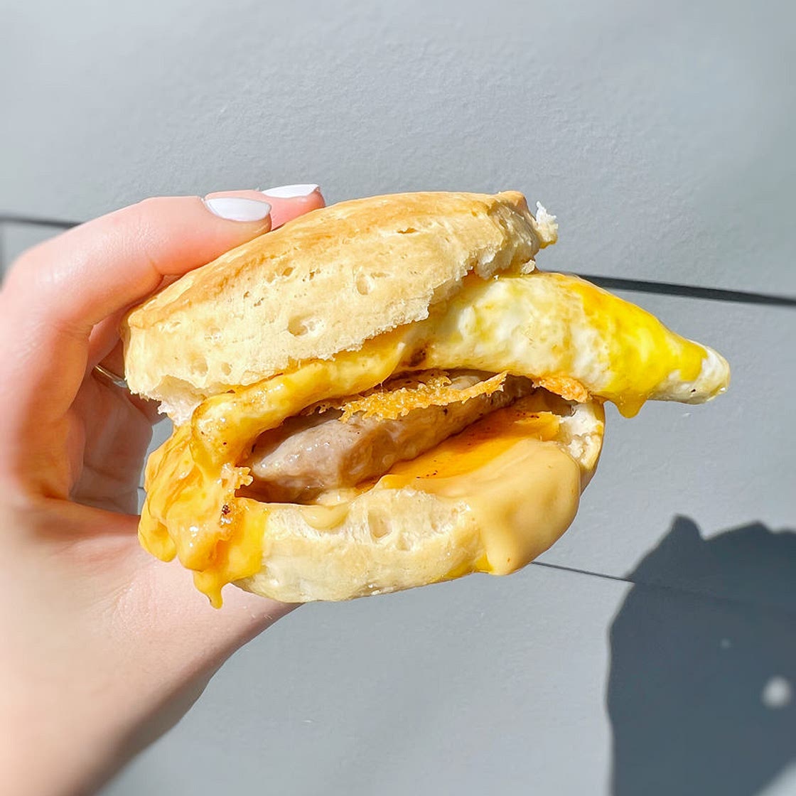 Sausage Egg & Cheese Biscuits