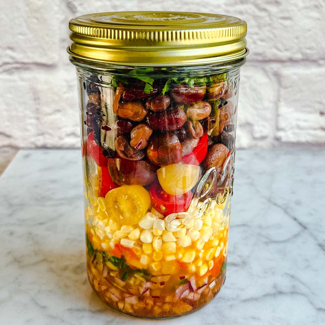 Easy Pinto Bean Salad with Corn