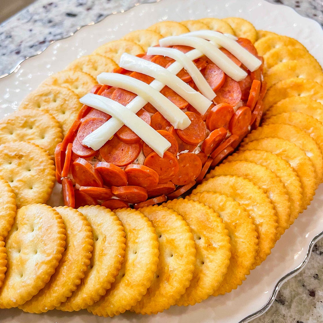 Football cheese dip 