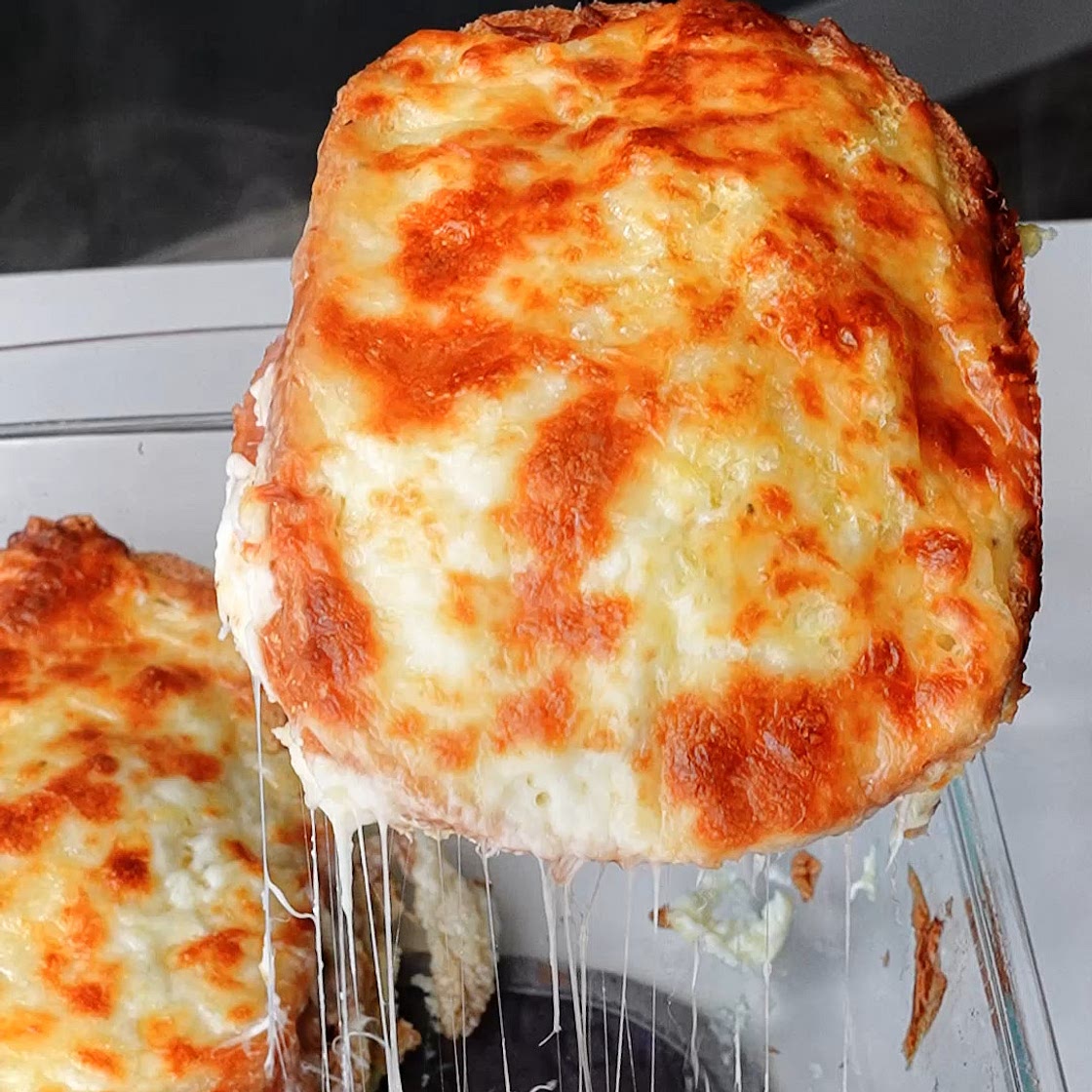 3 CHEESE BACON GRILLED CHEESE BAKE 🧀🥓