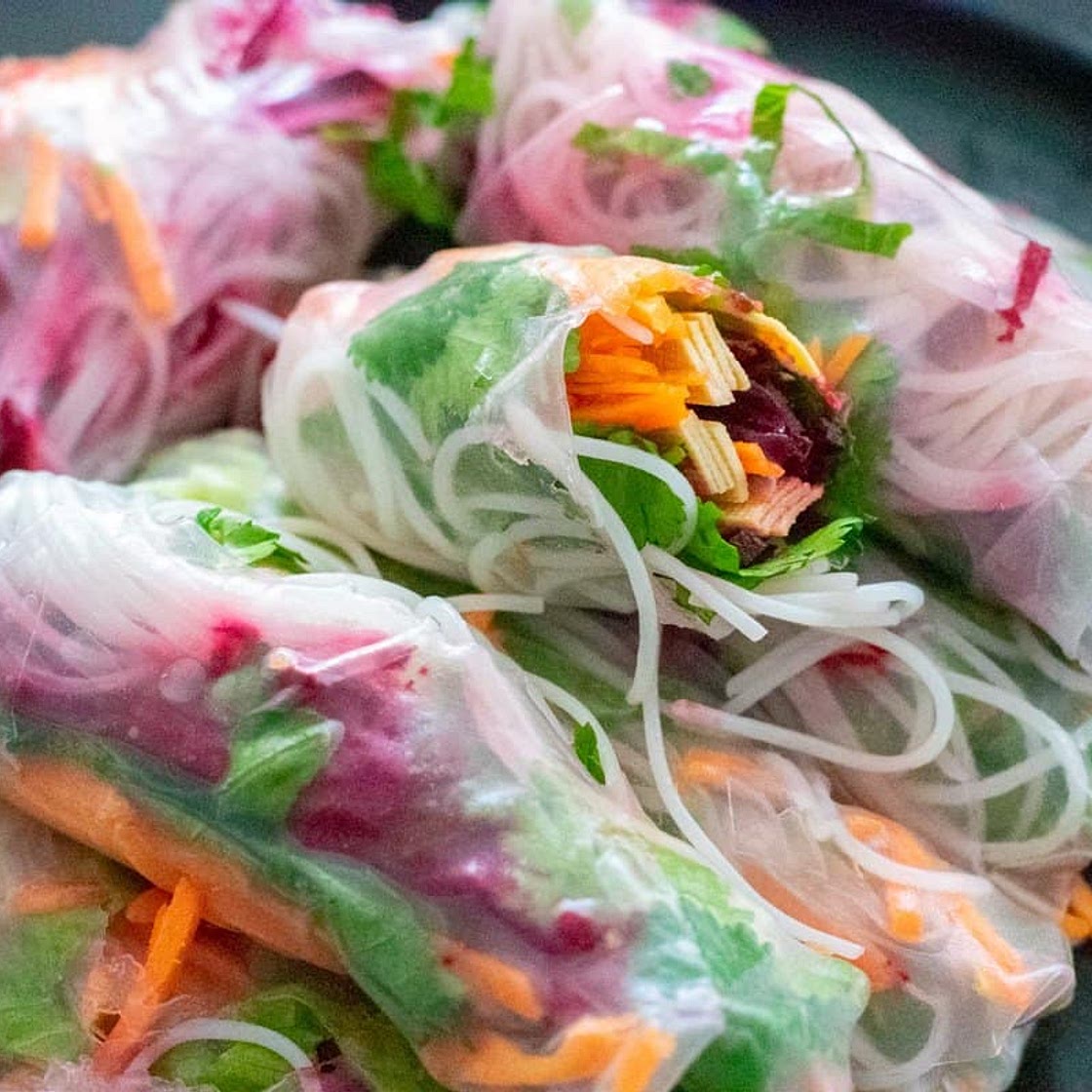 Tofu summer rolls