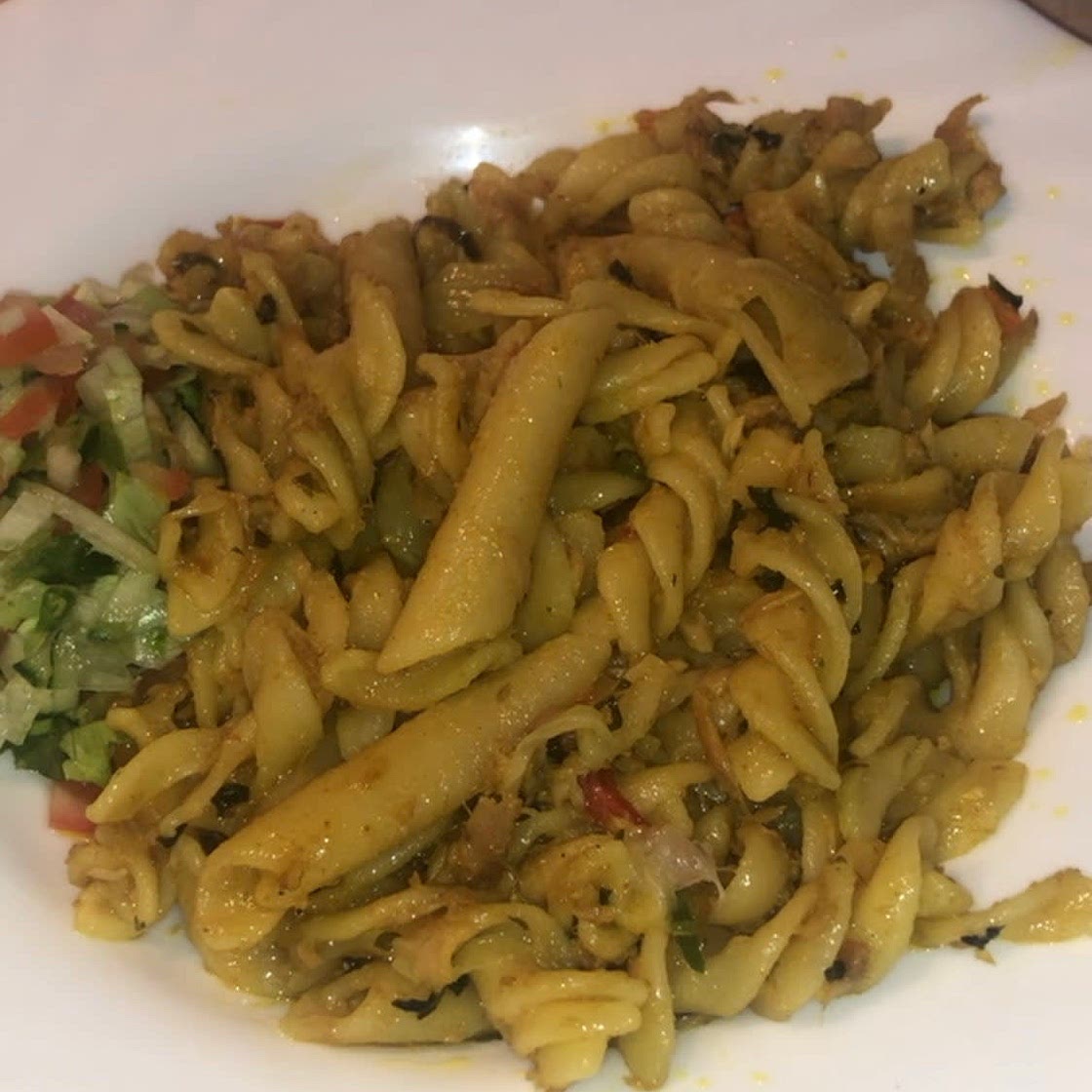 Asian tuna pasta