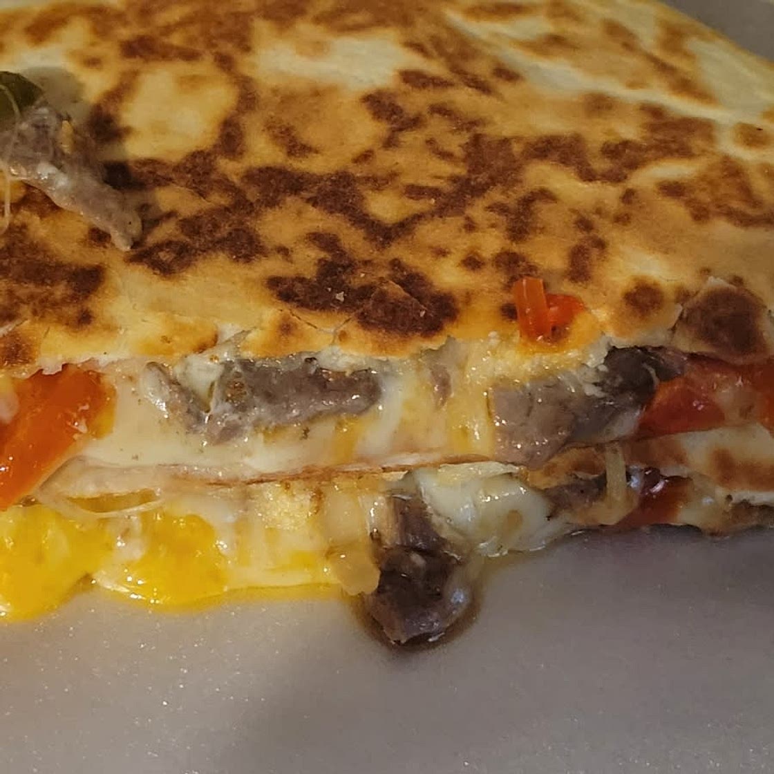 Philly Cheesesteak Quesadilla Recipe