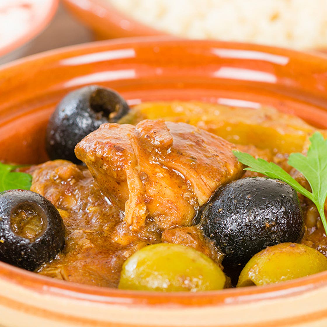 Tajine de poulet aux olives