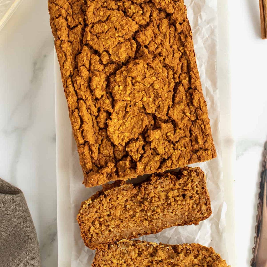 Healthy Flourless Pumpkin Bread