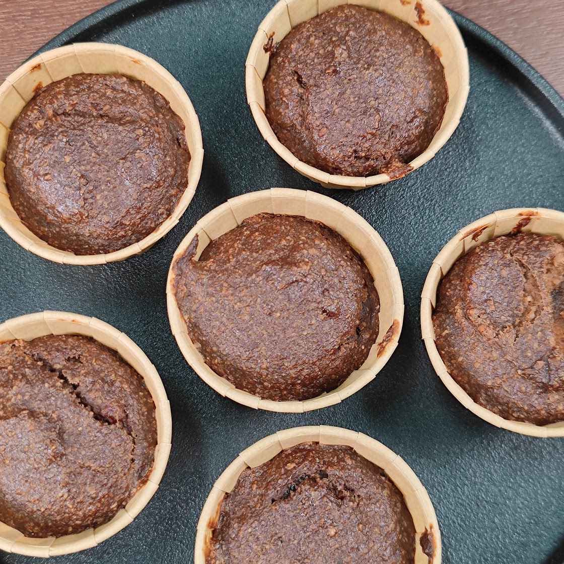 Banana brownie bites