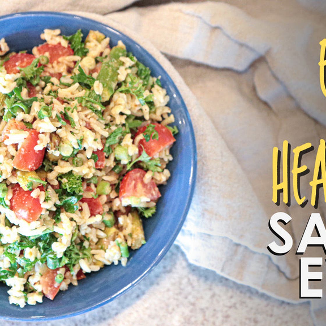 Roasted Asparagus & Rice Salad: New Favorite! | Vegan Oil Free