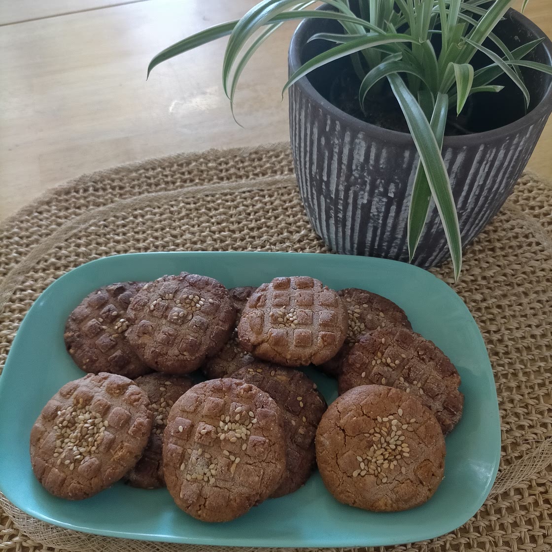 Galletas de mantequilla de cacahuete Keto, Low Carb