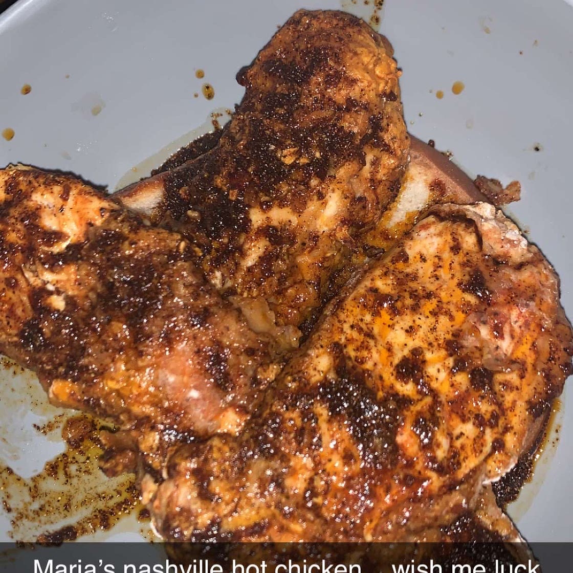Air-Fried Blacksburg Hot Chicken