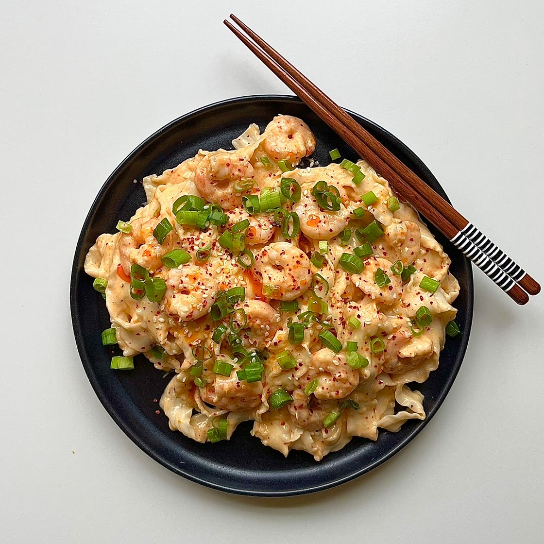 1-MINUTE Bang Bang Shrimp Noodles