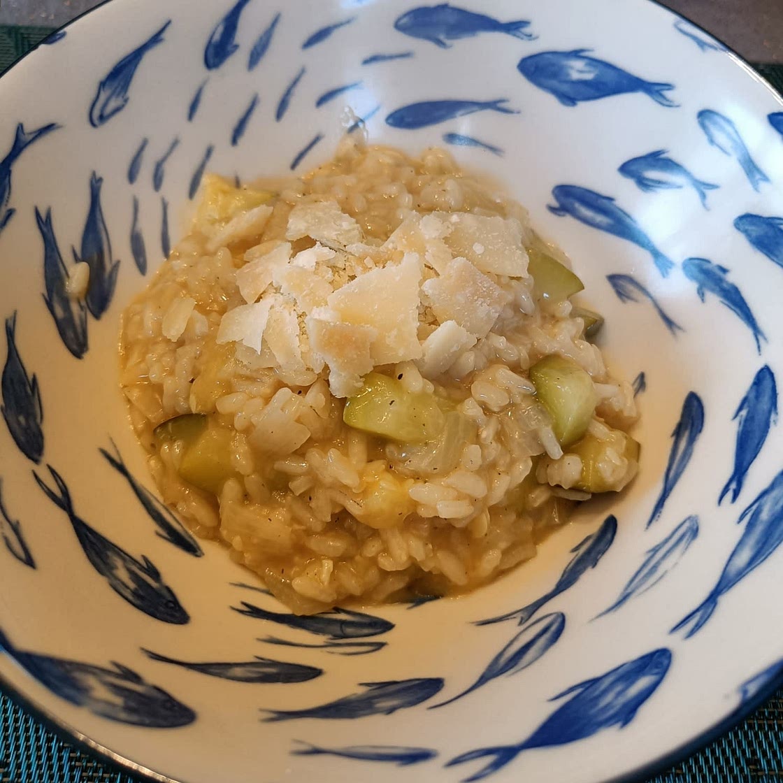 Courgette & lemon risotto