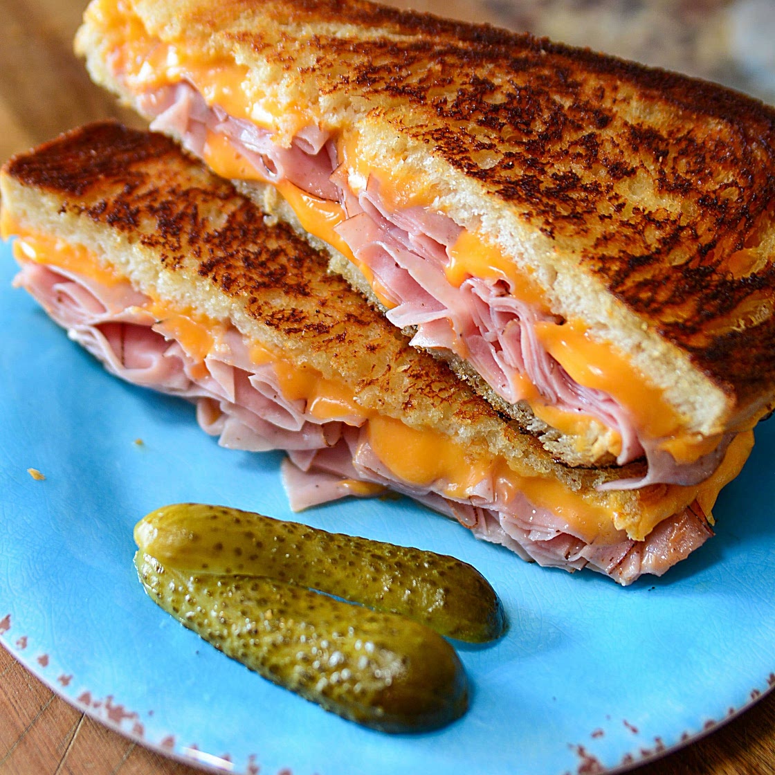 Grilled Ham, Turkey, & Cheese Sandwiches