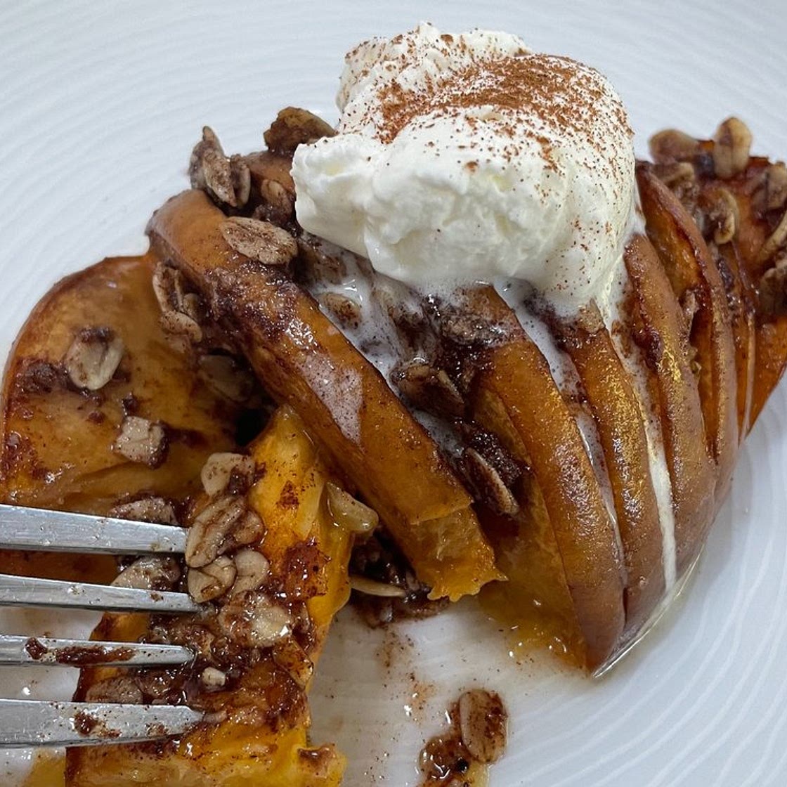[Dairy-Free, Gluten-Free] - Hasselback Peach Pies — Bottomless Chef