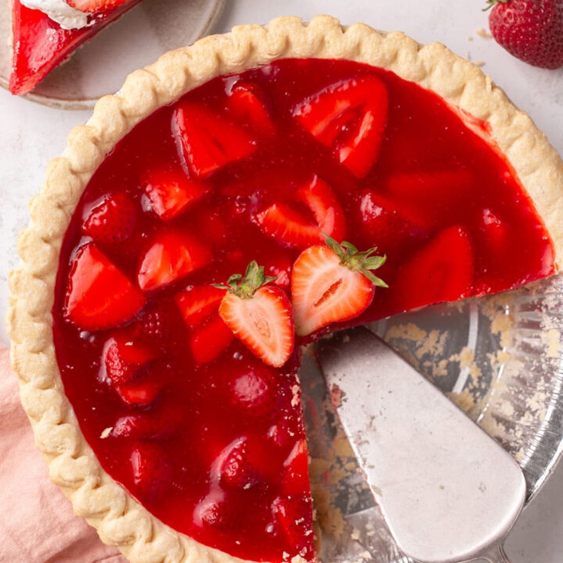 Easy Fresh Strawberry Pie