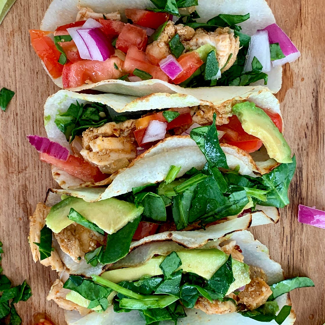 Jicama Wrap Tacos