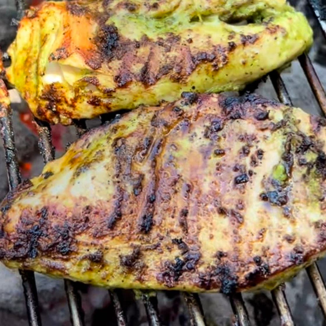 Grilled Chicken Pesto