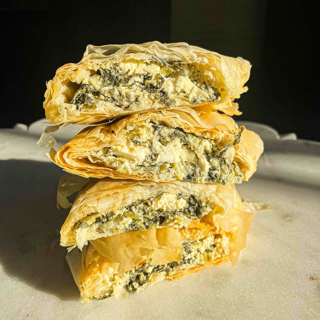 Spanakopita Logs 
