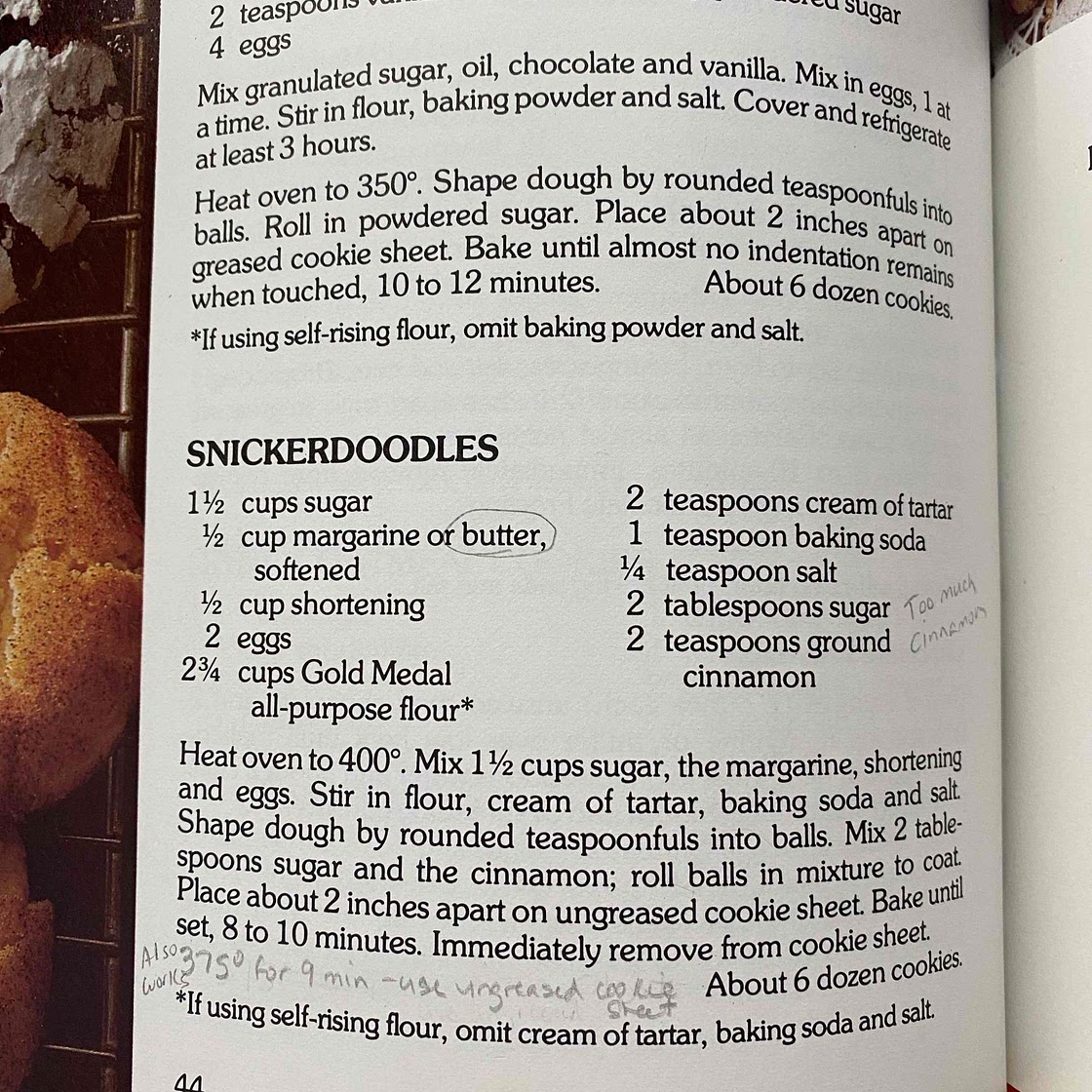 Mom’s Snickerdoodles