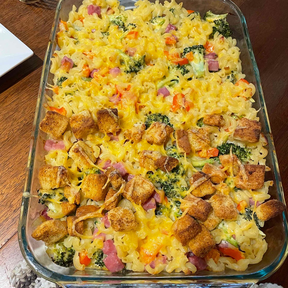 Cheesy Ham Casserole