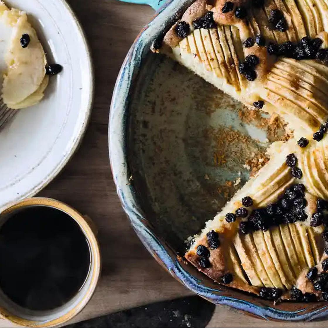 Speedy apple cake