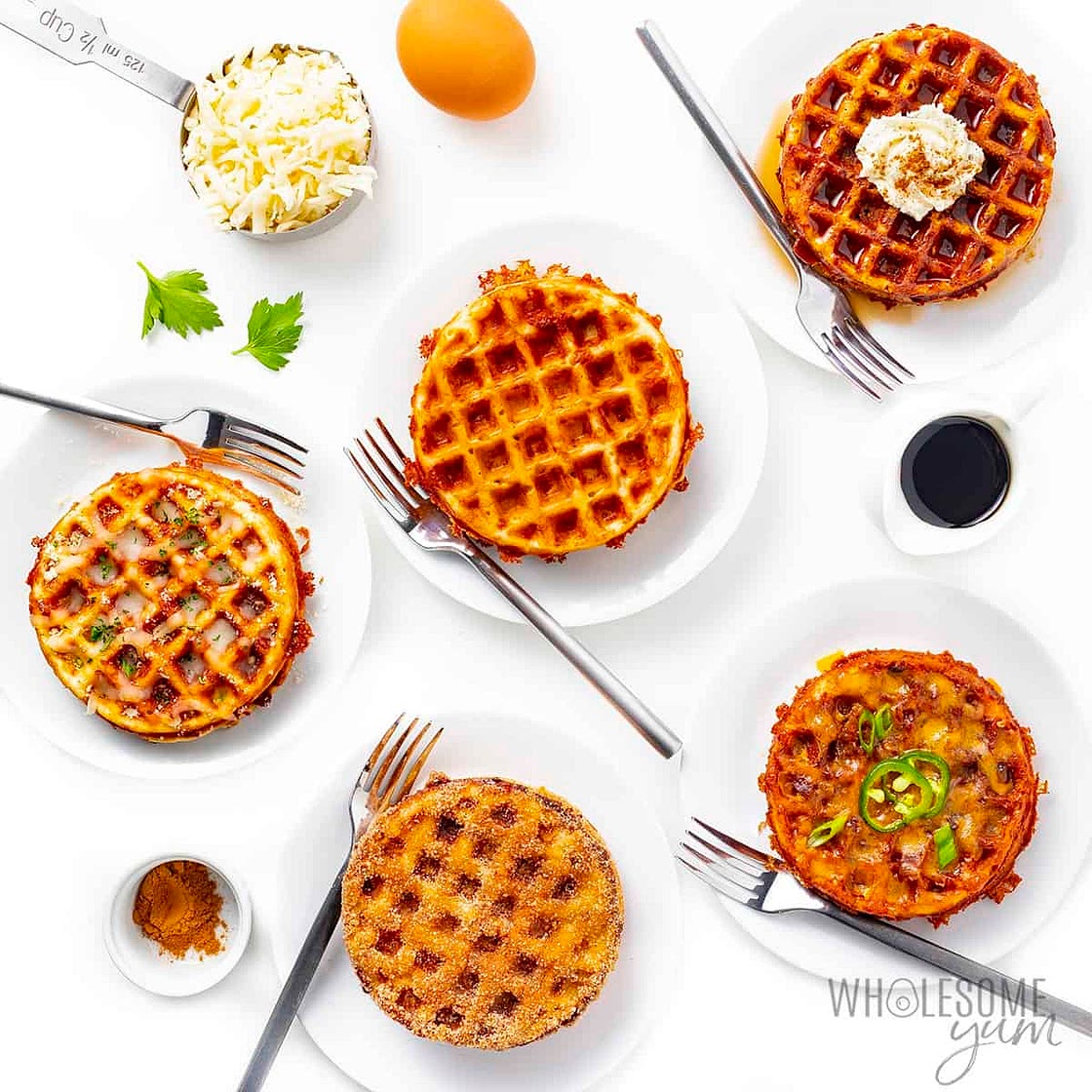 Chaffle Recipe (5 Flavors, Not Eggy!)