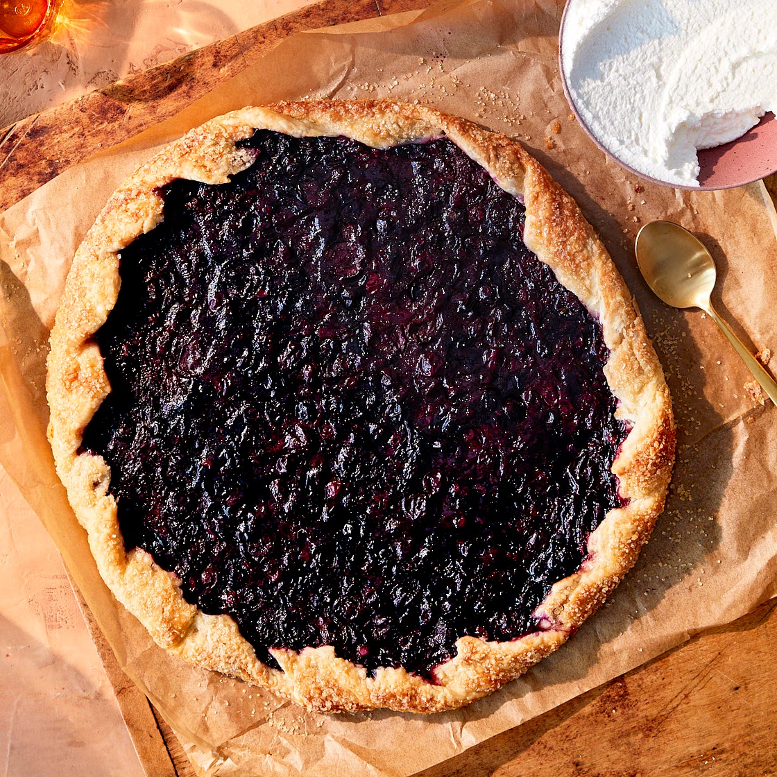 "Old-Fashioned" Cherry & Blueberry Galette