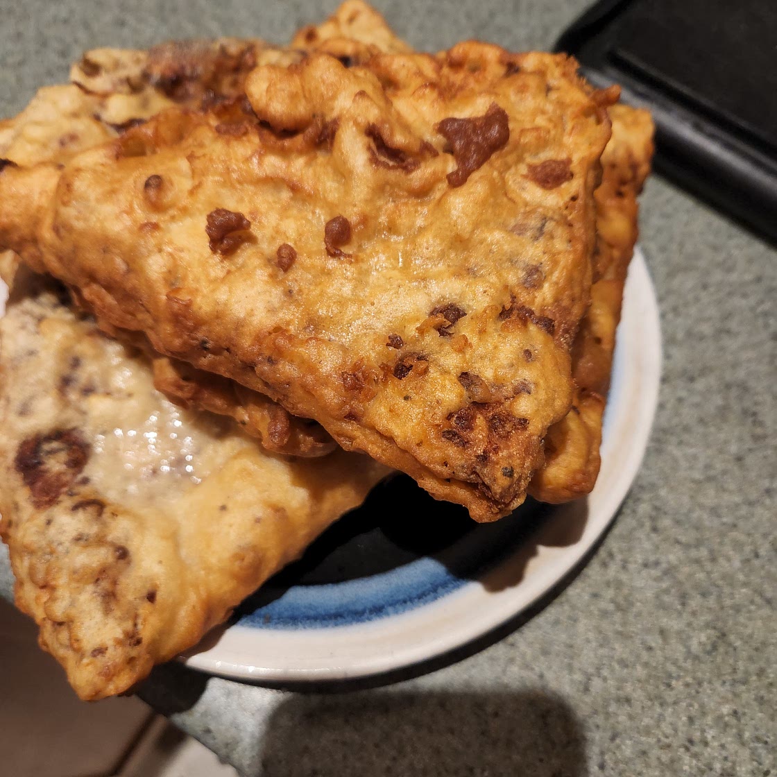 Deep fried Pizza