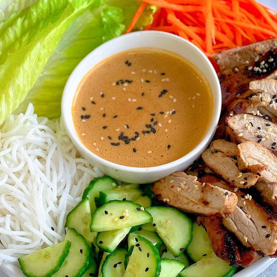Chicken lettuce wraps