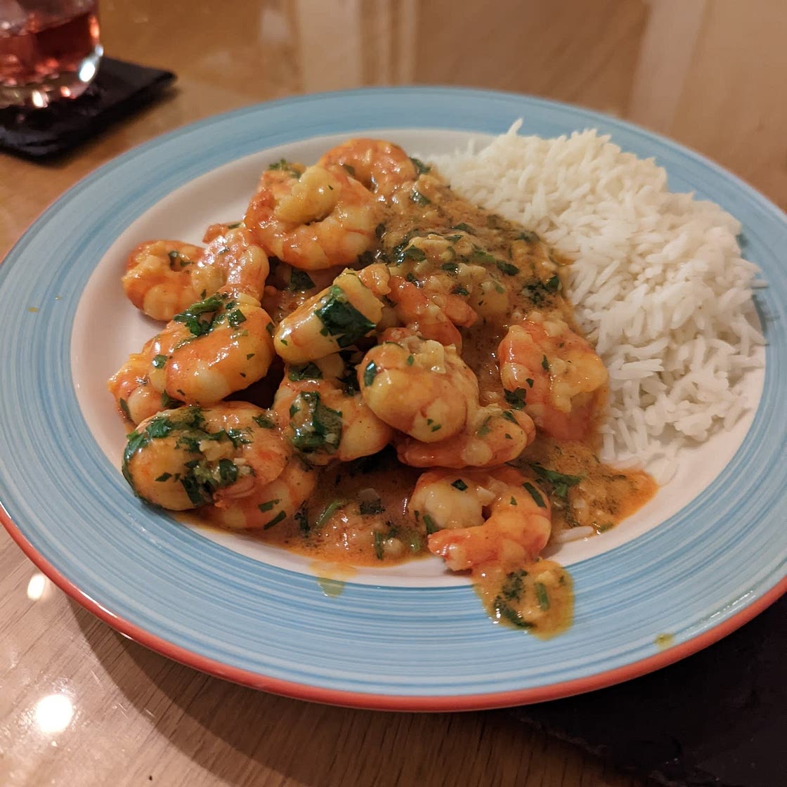 Hawaiian Garlic Shrimp