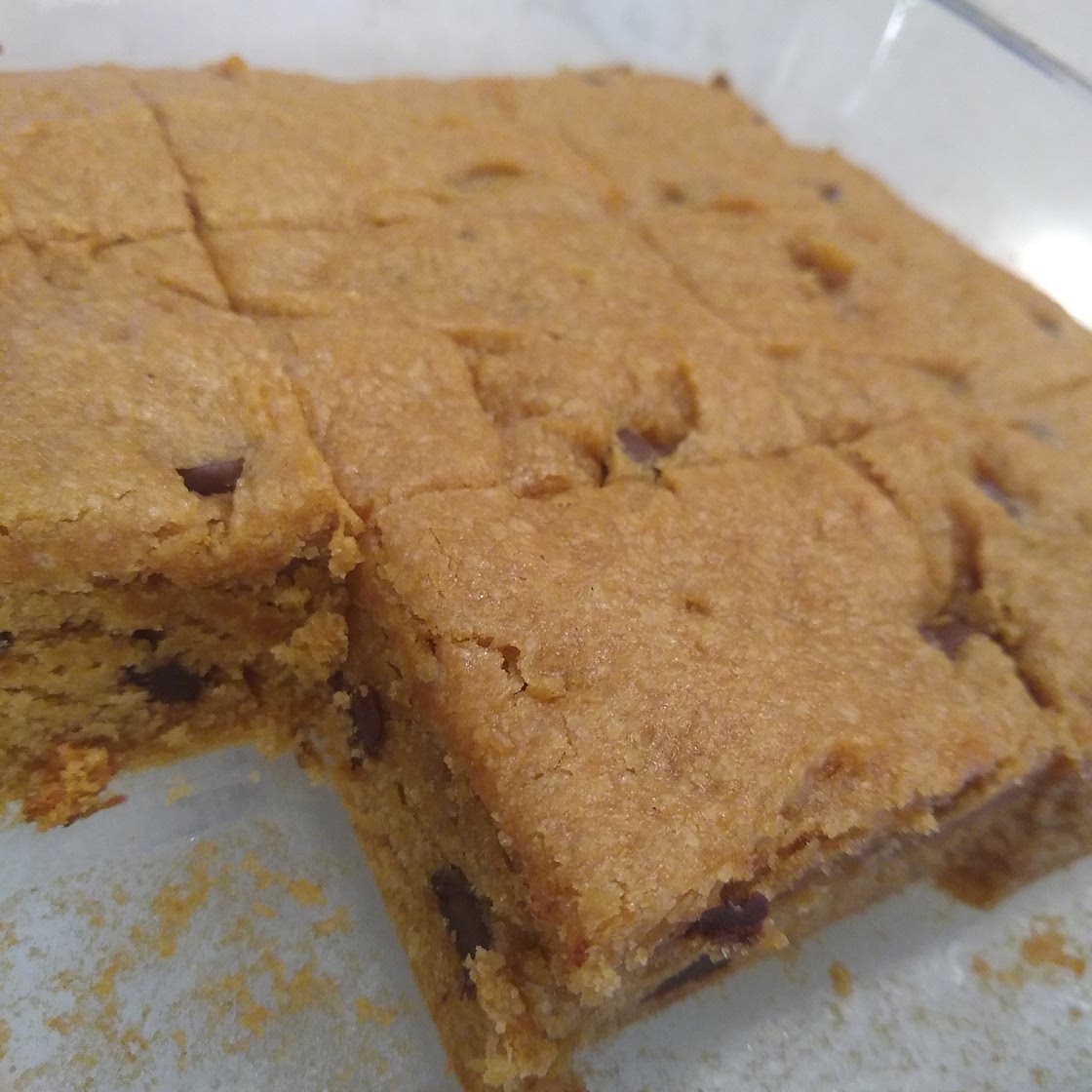 Gluten Free Peanut Butter Blondies