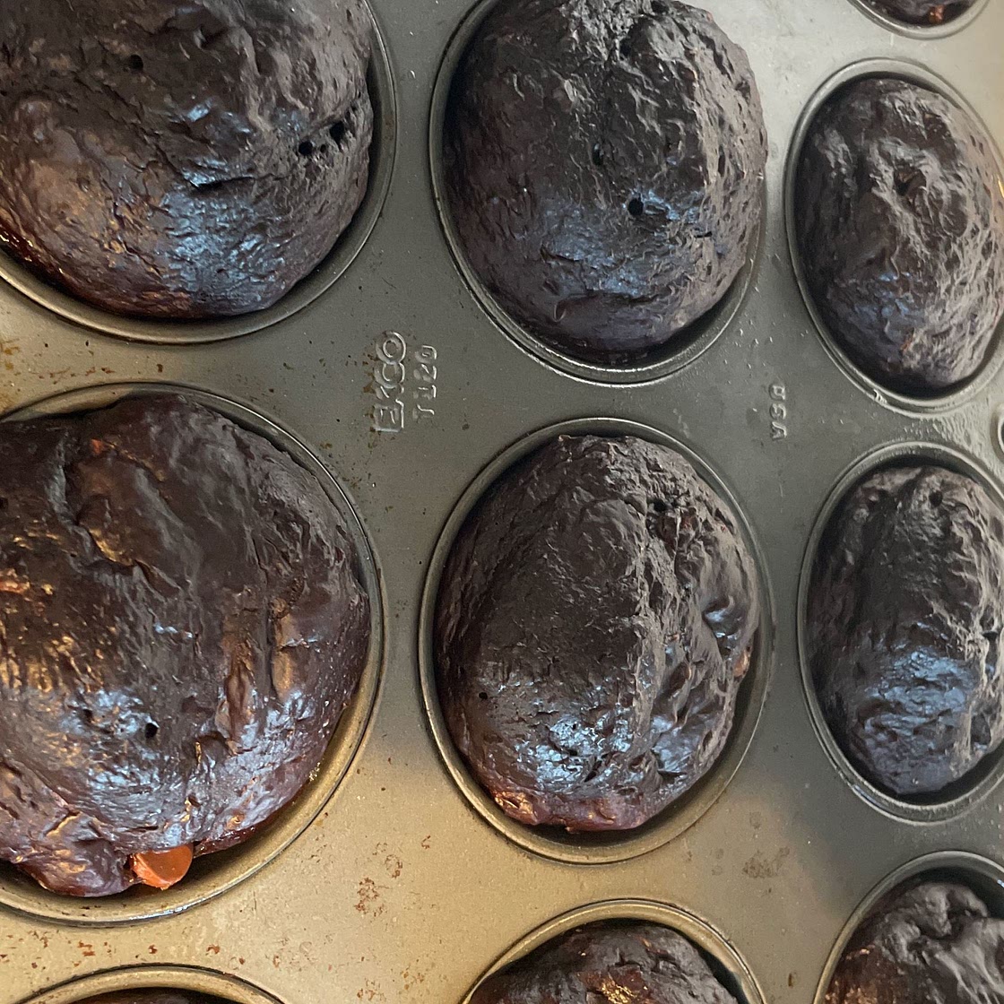 Healthy Double Chocolate Zucchini Muffins