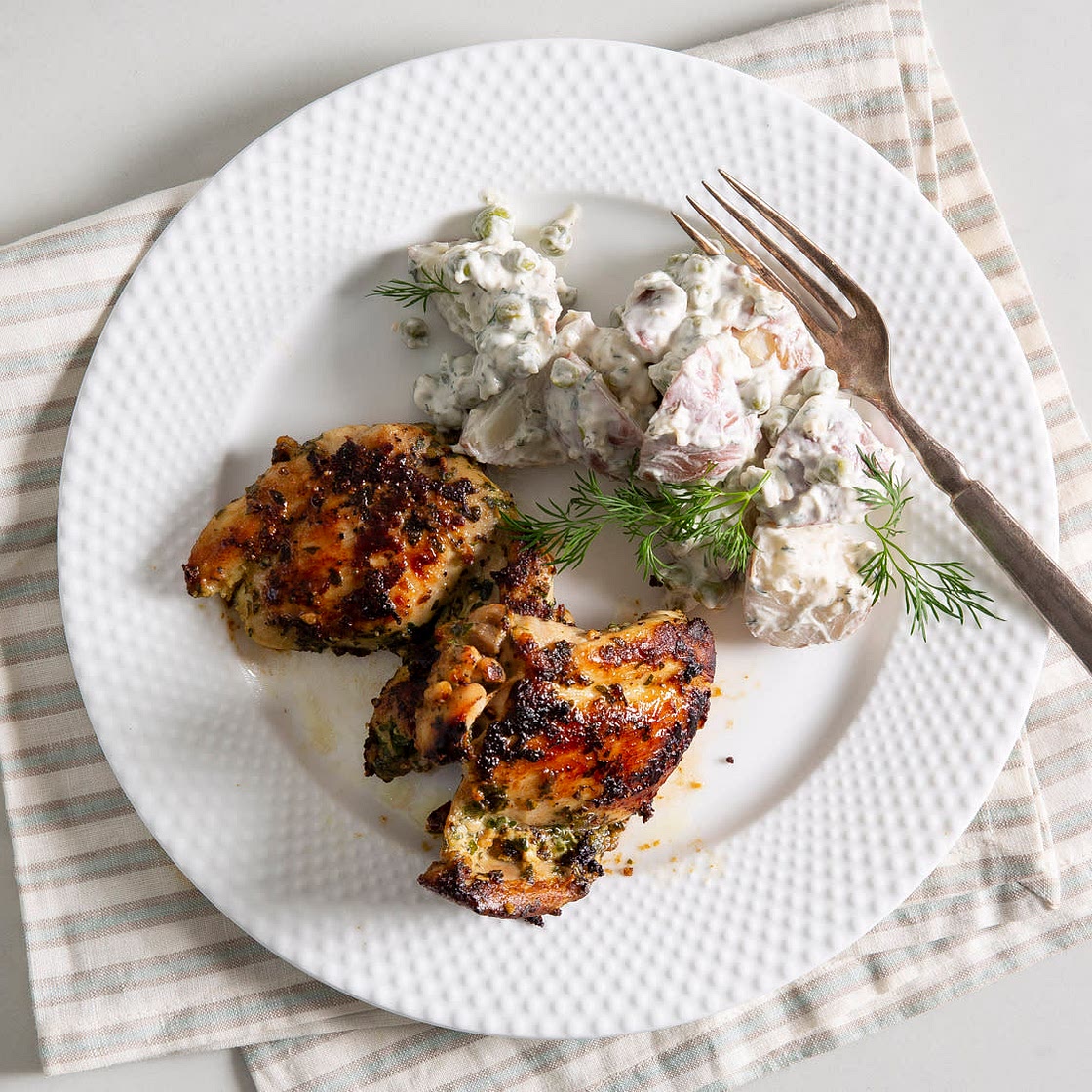 Dill-Green Pea Potato Salad