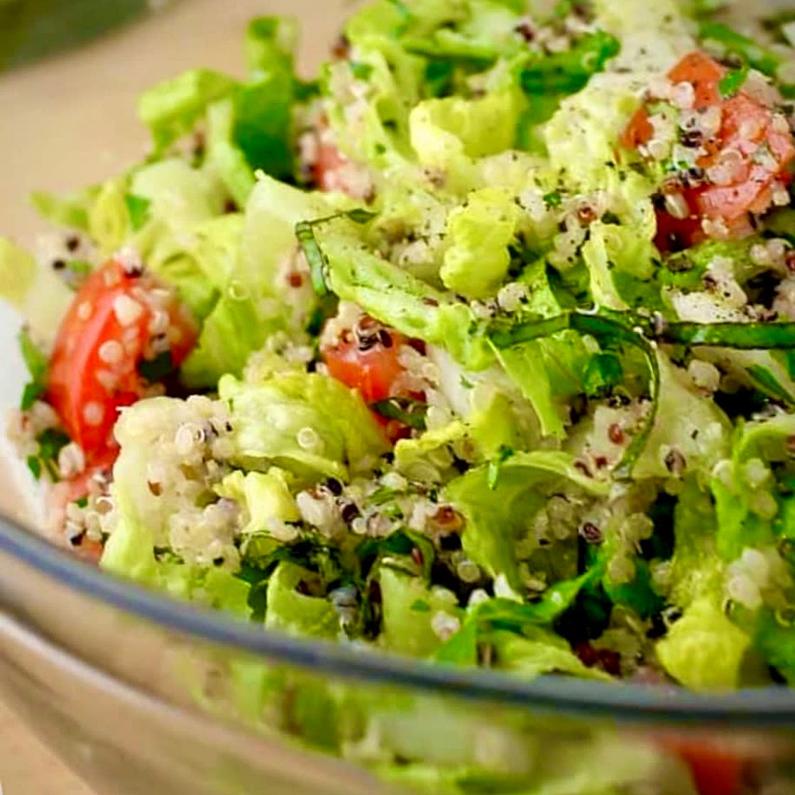 Spring Greens Quinoa Salad