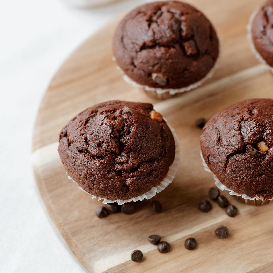 100 Calories Chocolate Muffins