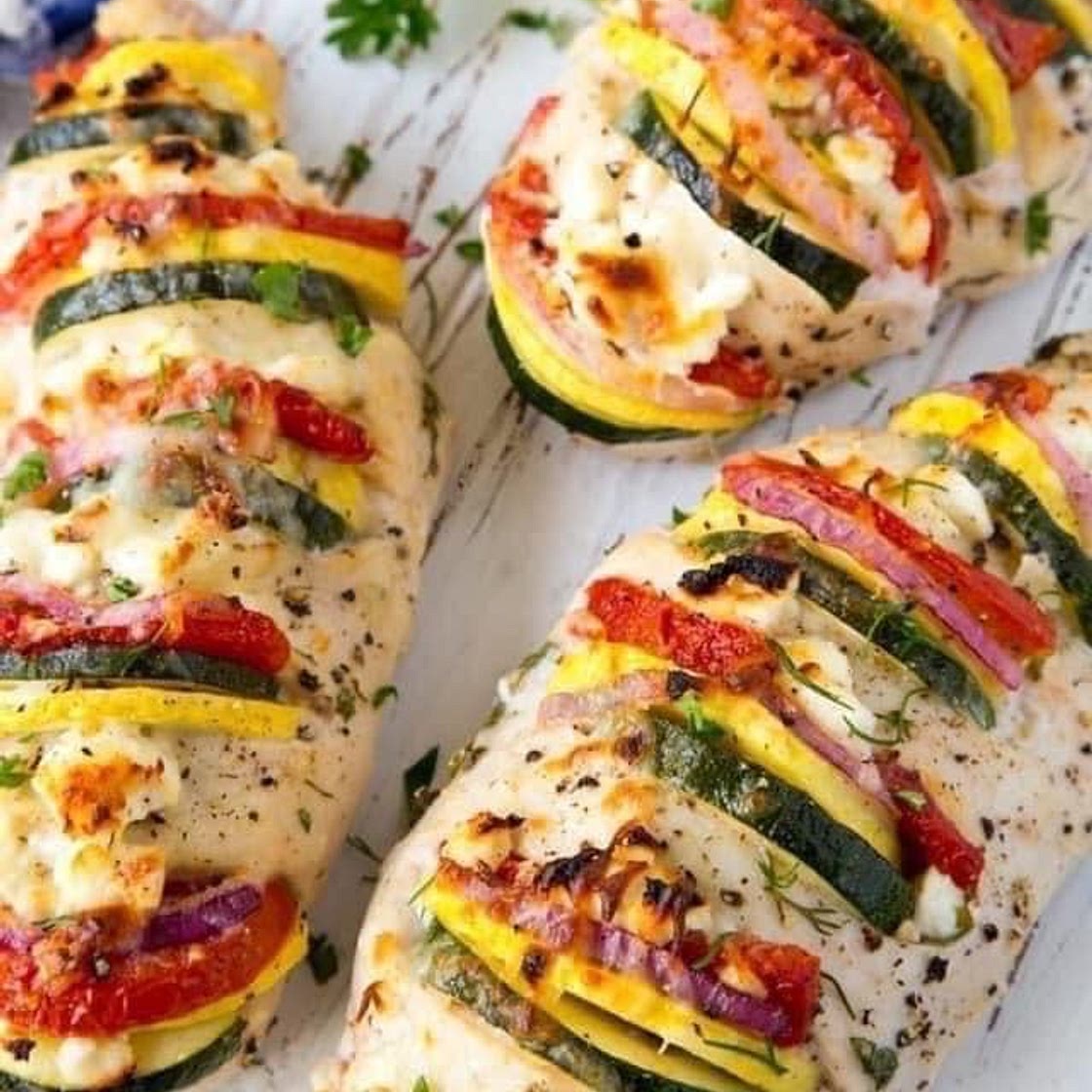 Greek Stuffed Chicken