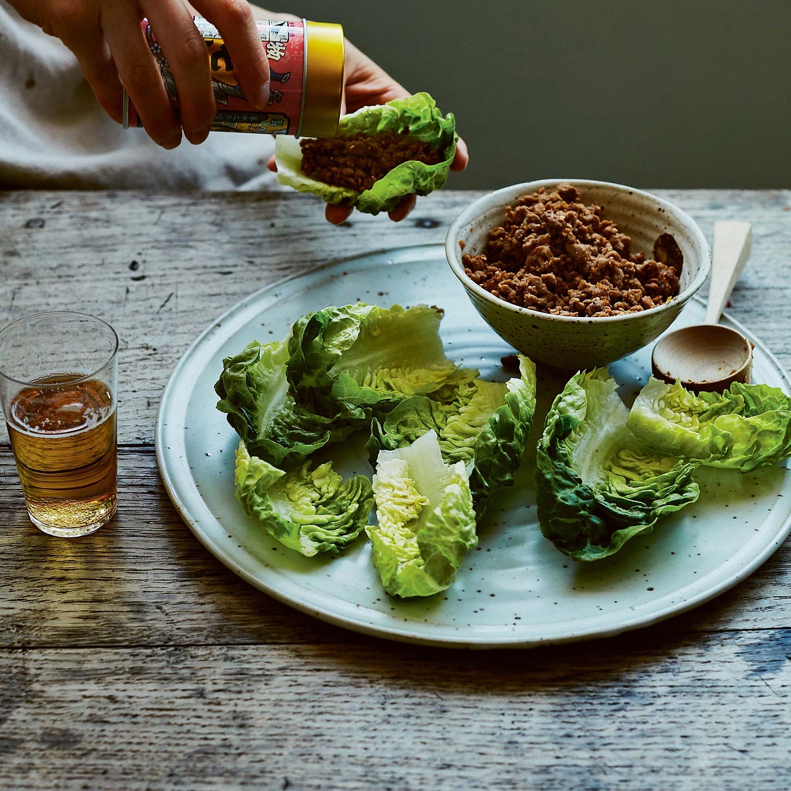Japanese lettuce wraps nikomisu