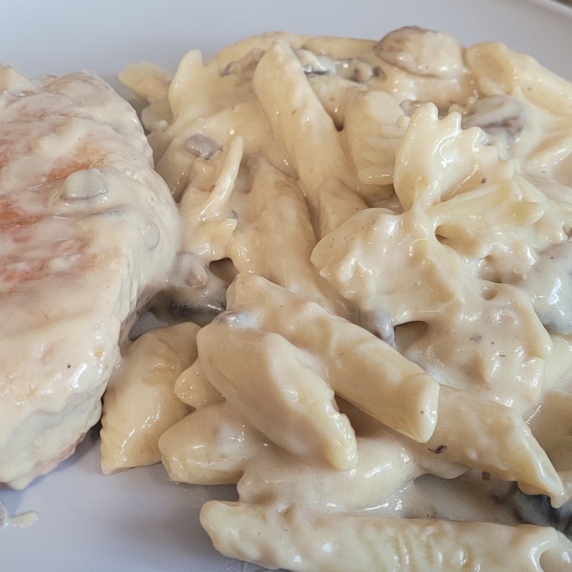 House Pork Chops Noodles and Gravy