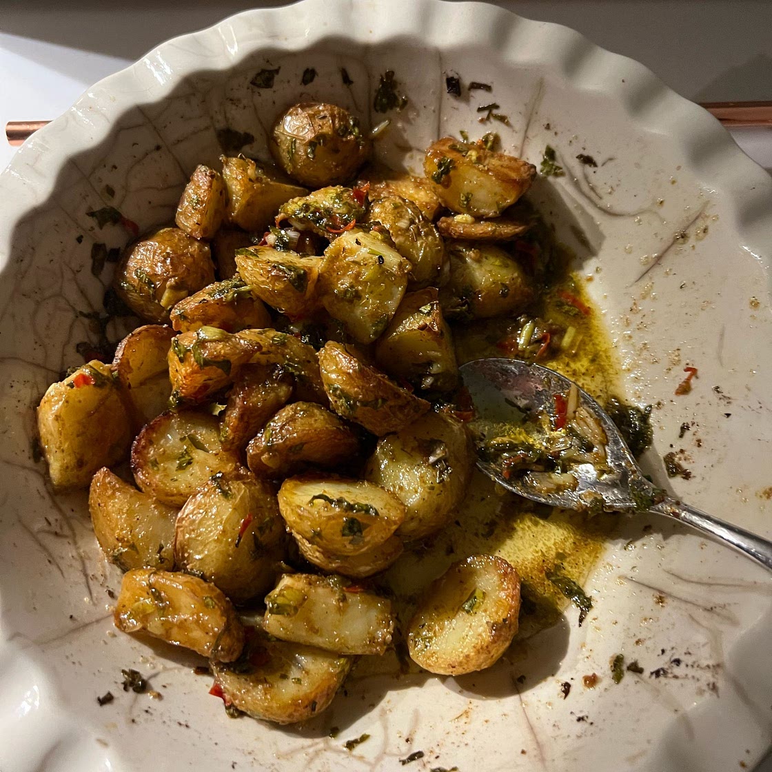 Dishoom’s gunpowder potatoes